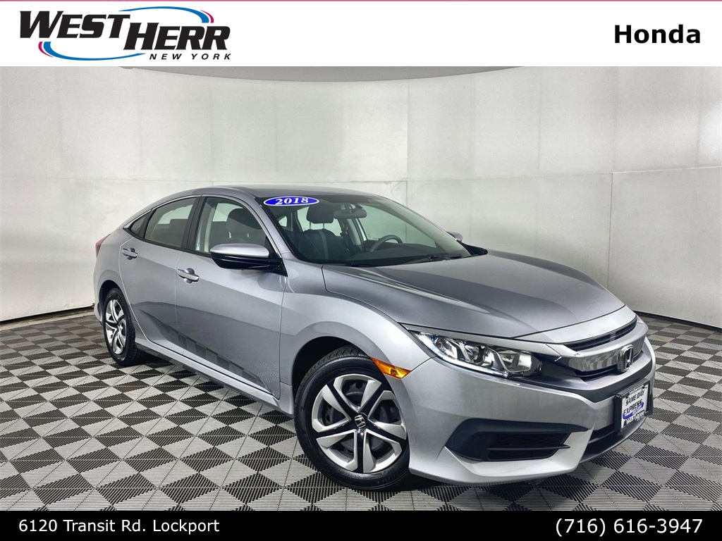 Pre-Owned 2018 Honda Civic LX 4D Sedan in Williamsville #HL20L270 ...